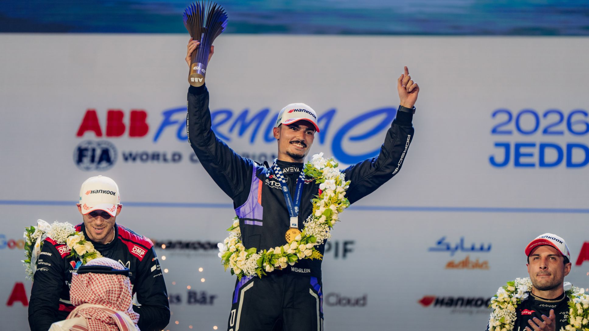 Pascal Wehrlein, piloto oficial del equipo Porsche F&oacute;rmula E, 1&ordf; carrera del E-Prix de Yeda, 2026, Porsche AG