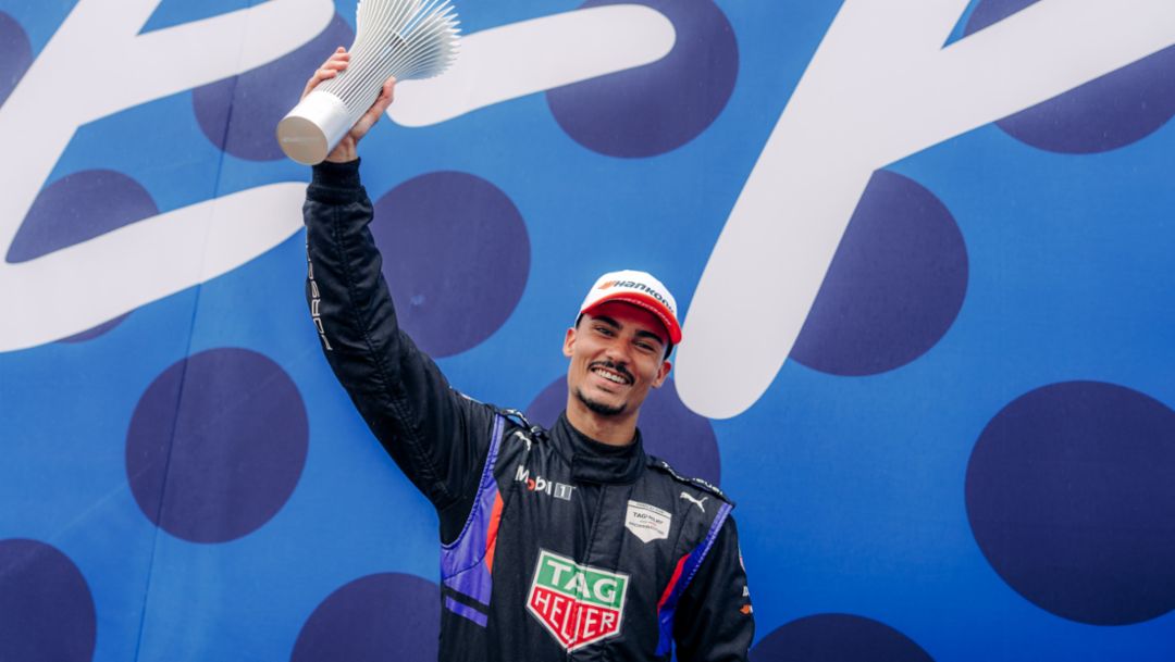 Pascal Wehrlein, piloto oficial del equipo TAG Heuer Porsche de Fórmula E, E-Prix de Berlín, 2025, Porsche AG