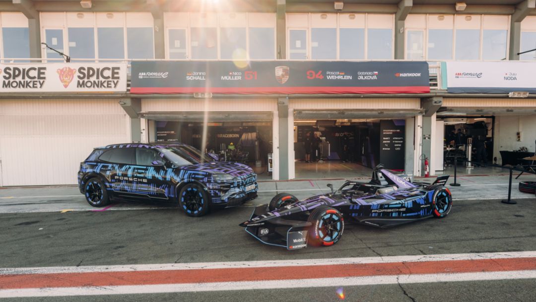 L&rsquo;esperienza del Campione del mondo Team e Costruttori di Formula E applicata alla Cayenne Electric