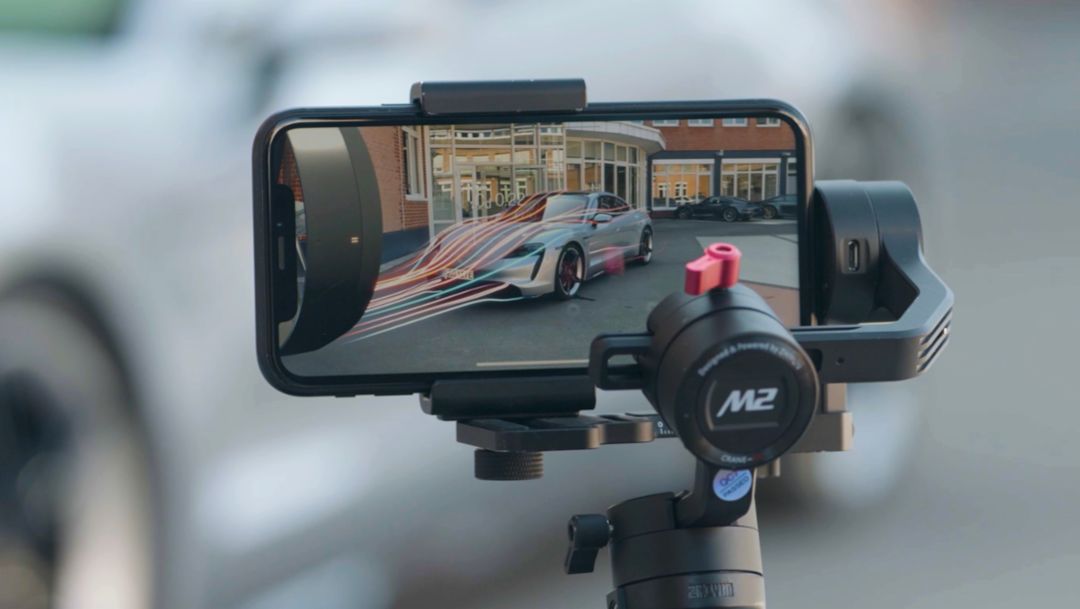 Aplicación Taycan AR Event