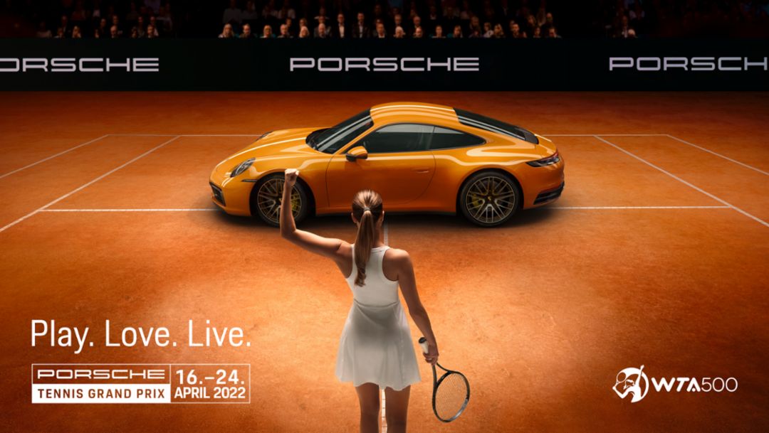 Porsche Tennis Grand Prix, 2022, Keyvisual Teaser