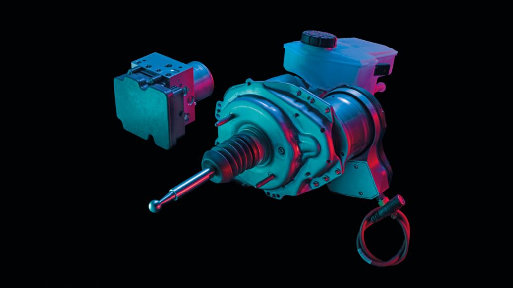 Taycan, servofreno electromecánico, Porsche Stability Management (PSM), 2022, Porsche AG