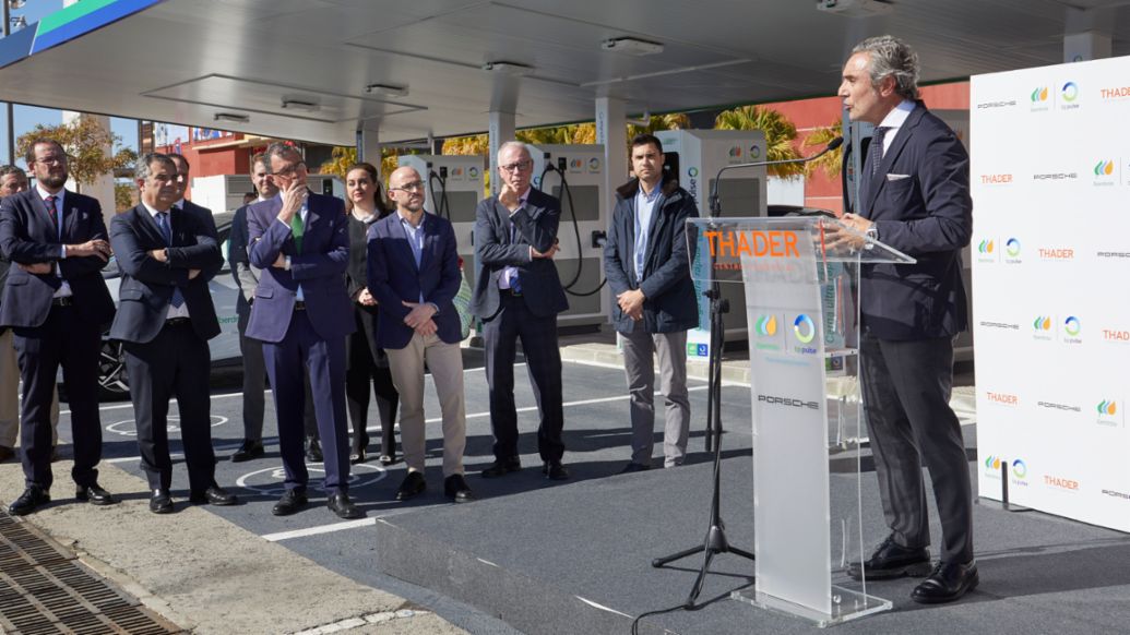Estación de carga ultrarrápida de Porsche e Iberdrola / bp pulse, Murcia, 2024, Porsche Ibérica