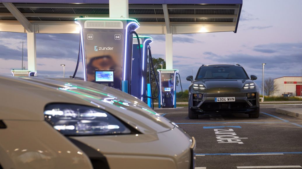 Estación de Porsche y Zunder en Daimiel, 2025, Porsche Ibérica