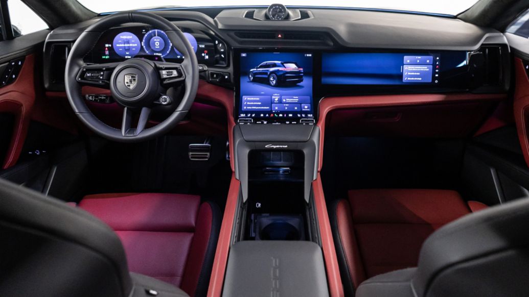 Interior, Porsche Cayenne Turbo El&eacute;ctrico
