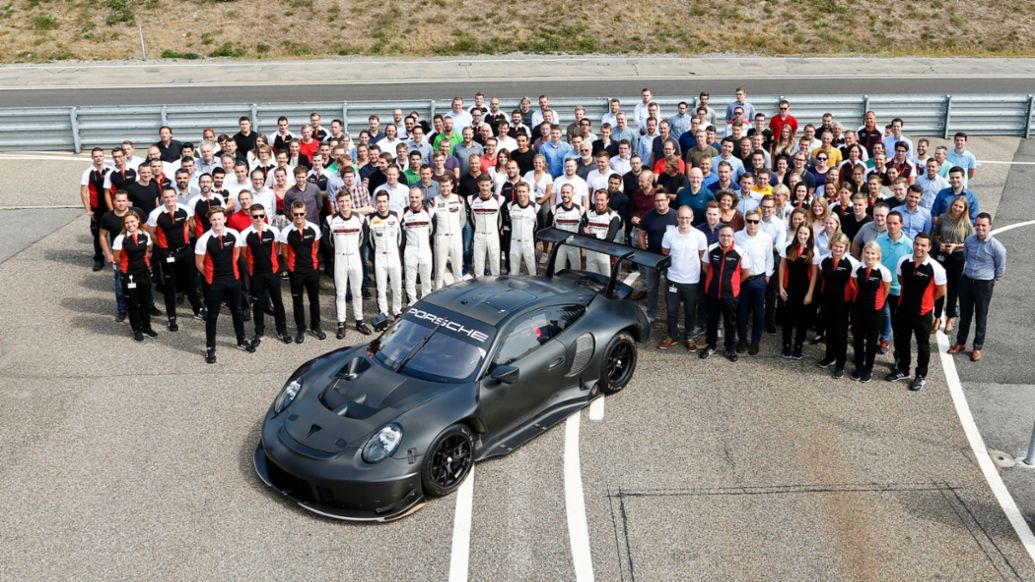 911 RSR (año modelo 2019), puesta en marcha, Weissach, 2019, Porsche AG