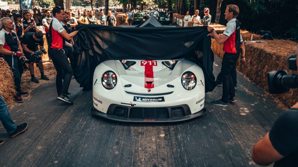 911 RSR (Modelljahr 2019), Goodwood Festival of Speed 2019, Porsche AG