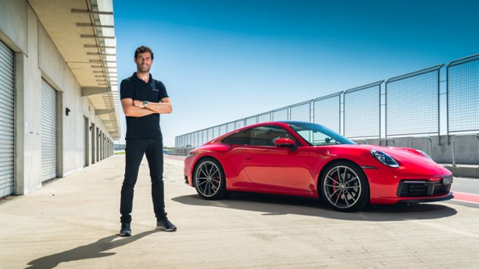 Mark Webber, Porsche Ambassador, Porsche 911 Carrera S, 2019, Porsche AG