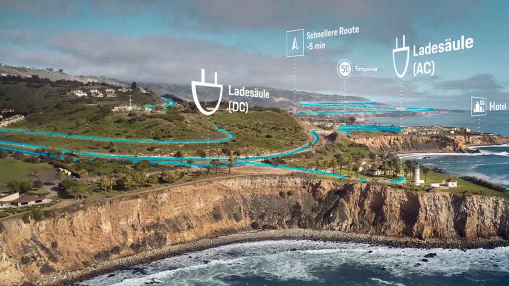 Visualisierung Charging Planner, 2021, Porsche AG