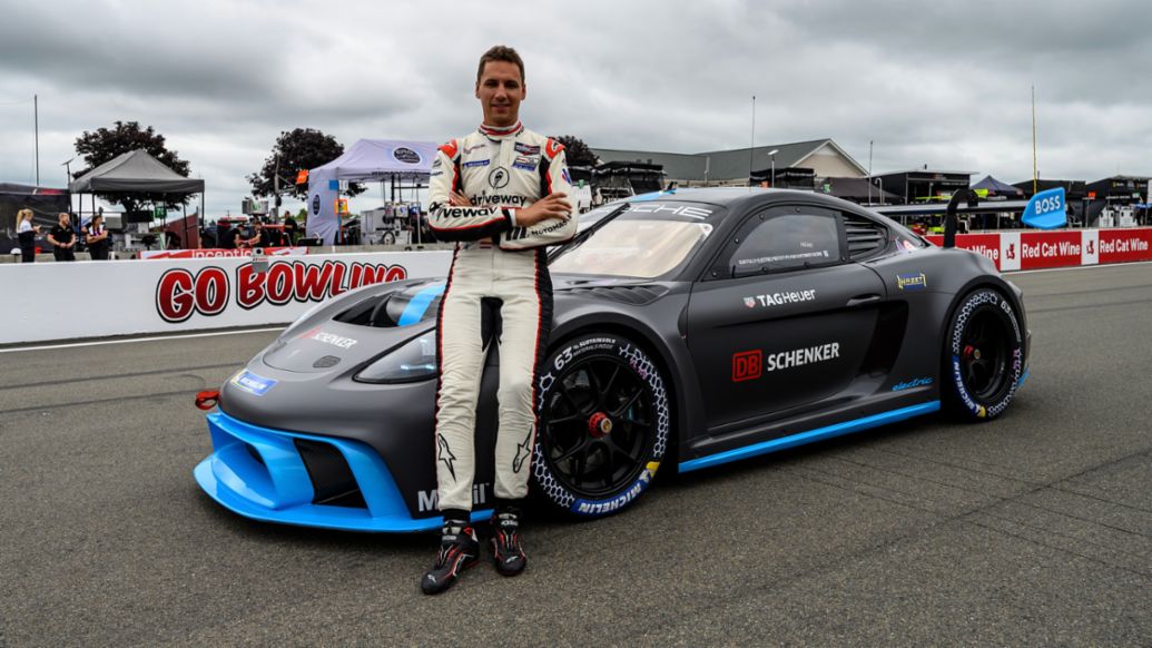 Klaus Bachler, Porsche GT4 e-Performance, Watkins Glen, EE. UU., 2023, Porsche AG