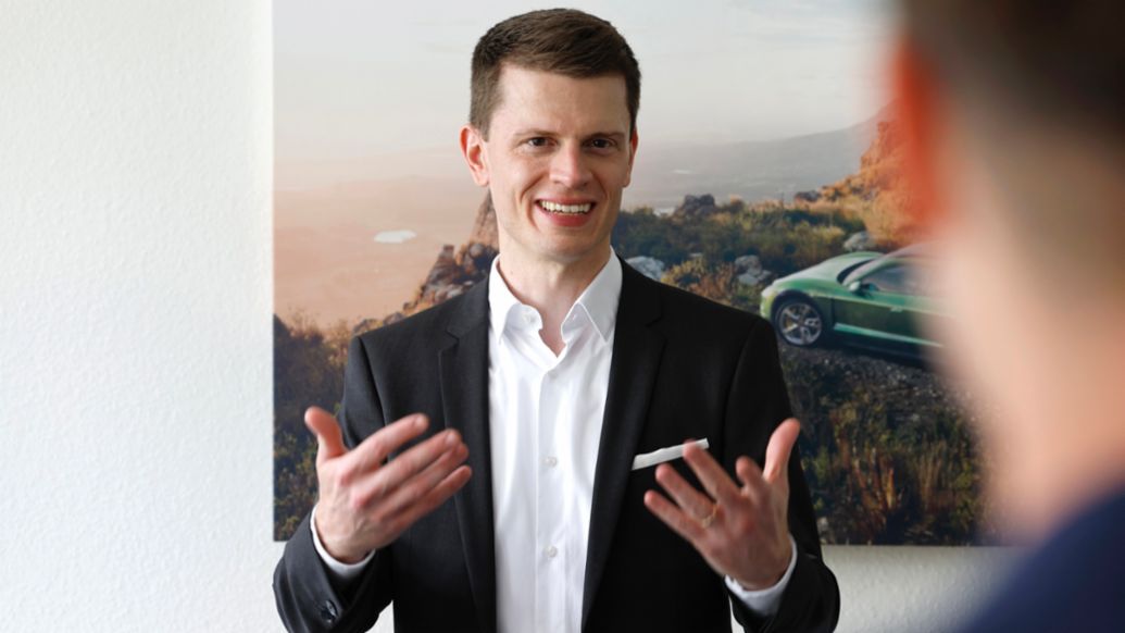 Philipp Metz, sustainability strategy field lead of &quot;Partner to Society&quot;, 2024, Porsche AG