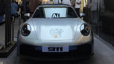 Porsche Centre Egypt showcases Porsche x La Marzocco collaboration at Cafex Exhibition 2026