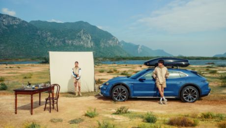 El Taycan Cross Turismo en Tailandia