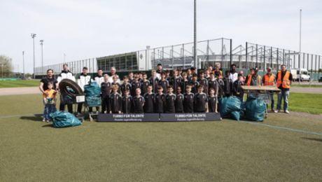 Talente Hand in Hand: Erste Aktion beim Partnerverein Borussia Mönchengladbach