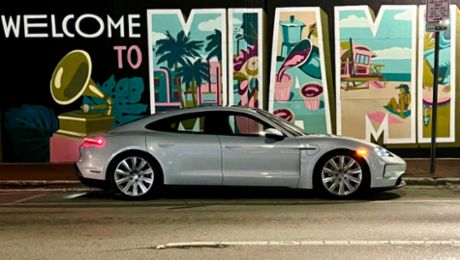 Charging south for winter – in a Taycan 4S