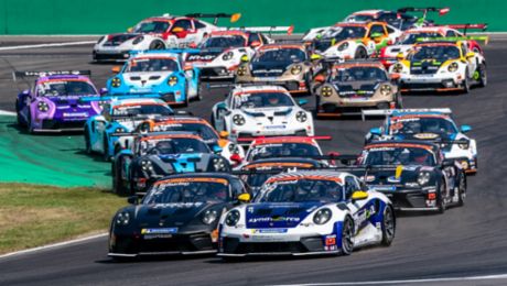 Keagan Masters wins heat battle at the Lausitzring