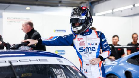 Naquib Azlan secures breakthrough first Porsche Carrera Cup Asia podium at Fuji Speedway