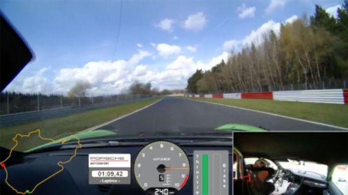 Onboard 911 GT3 RS, Nürburgring-Nordschleife, 2018, Porsche AG
