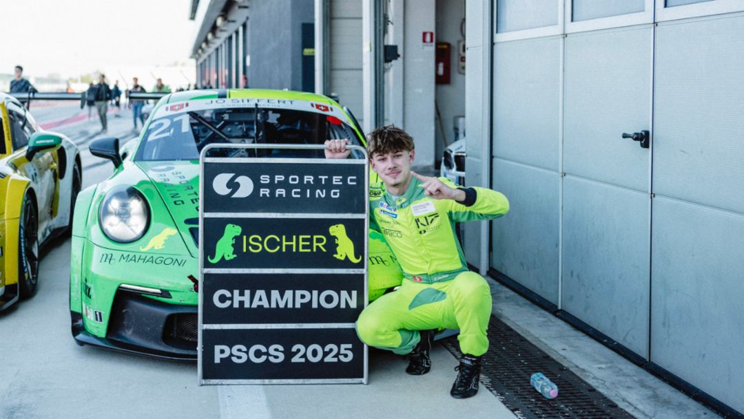 Ethan Ischer, le champion GT3 Cup de la Porsche Sports Cup Suisse 
