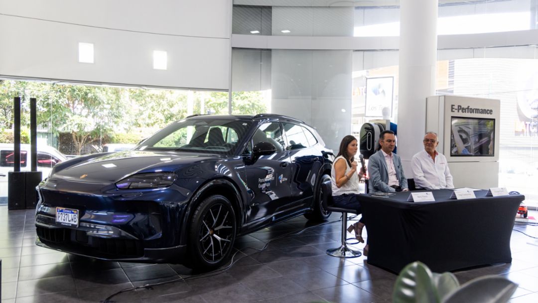Tecnología y electromovilidad: Porsche Guatemala y Grupo Los Tres impulsan diálogo con estudiantes en el Día Mundial del Vehículo Eléctrico