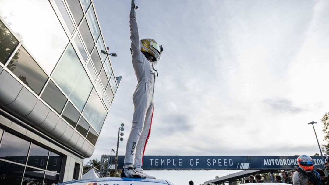 Porsche Carrera Cup Italia, Braschi vince gara 1 dalla pole a Monza