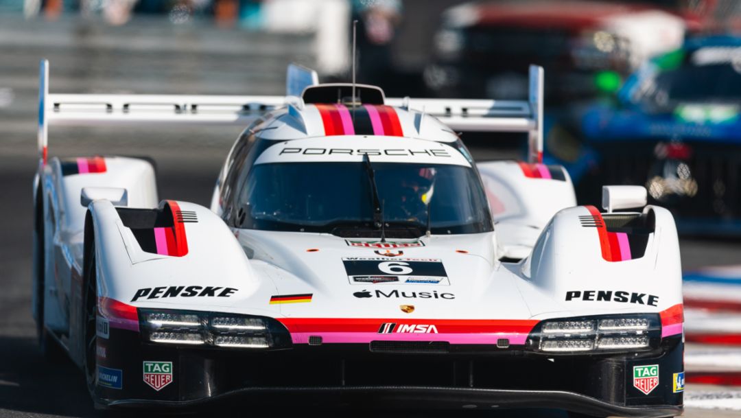 Number Six Porsche 963 finds podium at Long Beach to hold IMSA point lead