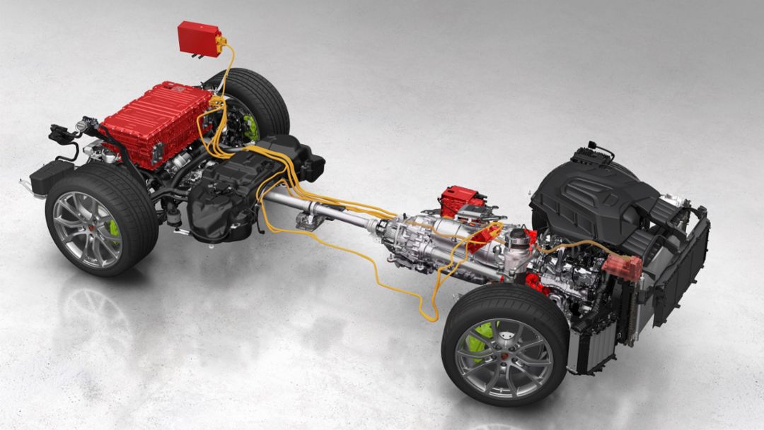 Cayenne E-Hybrid: Rolling chassis
