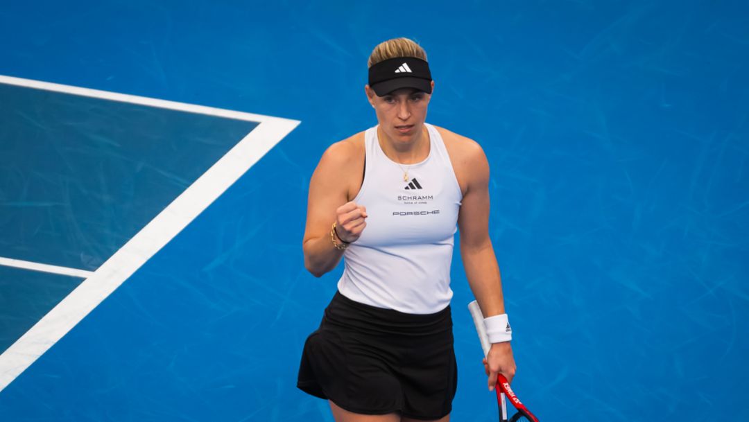 Porsche Brand Ambassadors Angelique Kerber and Emma Raducanu celebrate Grand Slam comeback
