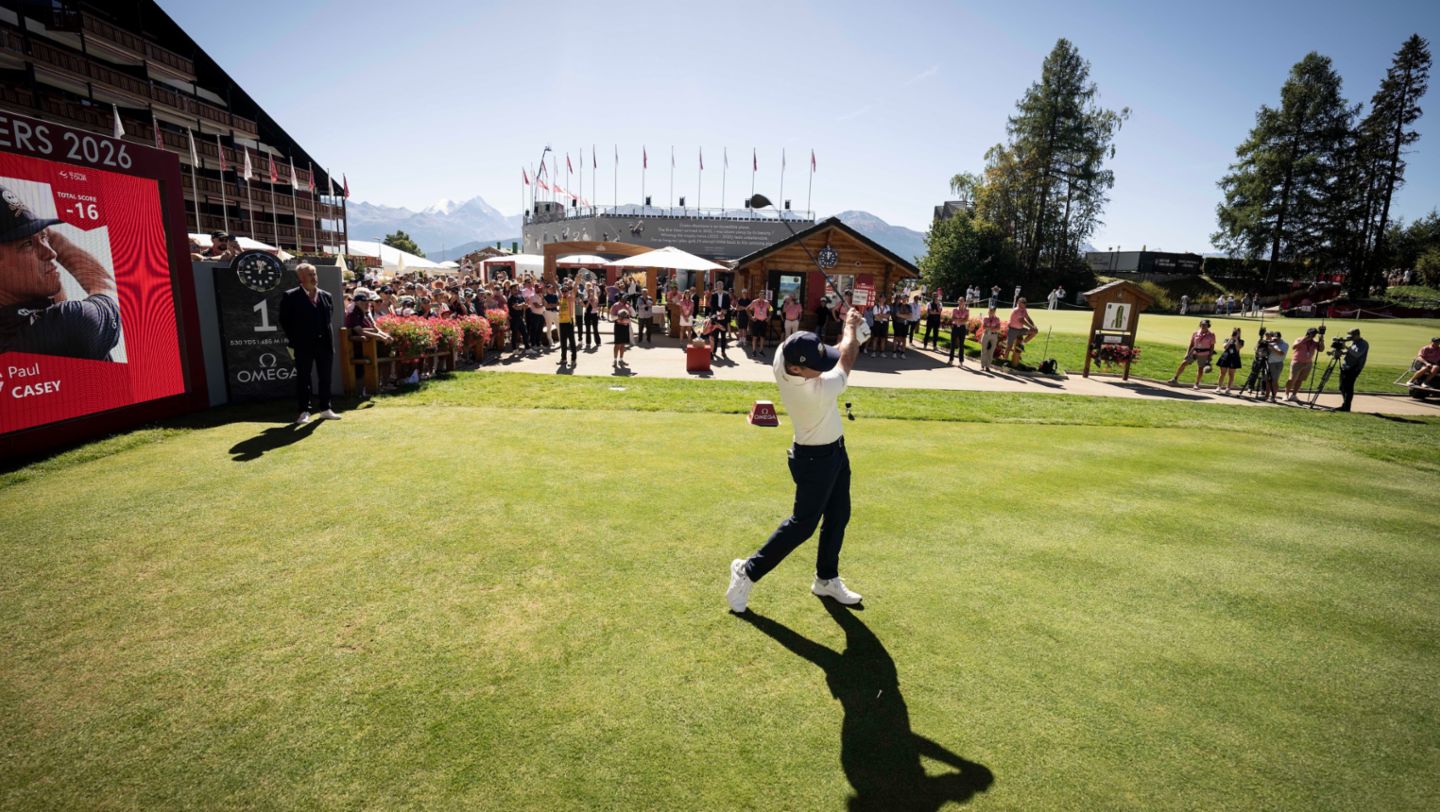 Paul Casey, Omega European Masters, Crans Montana, 2026, Porsche Schweiz AG