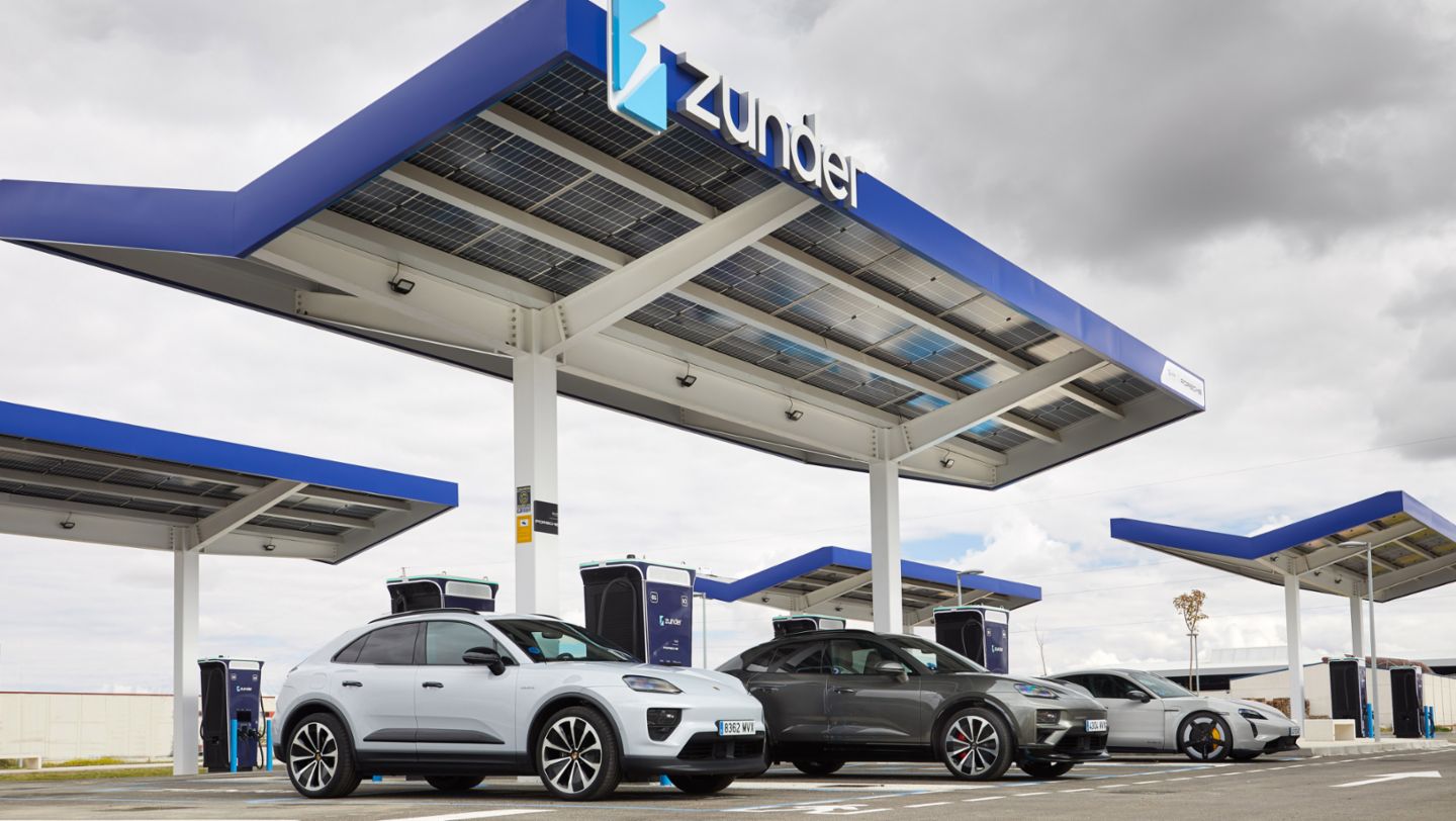 Estación de Porsche y Zunder en Daimiel, 2025, Porsche Ibérica