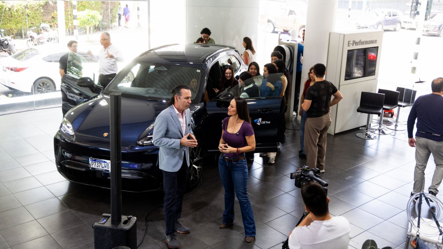 Tecnología y electromovilidad: Porsche Guatemala y Grupo Los Tres impulsan diálogo con estudiantes en el Día Mundial del Vehículo Eléctrico