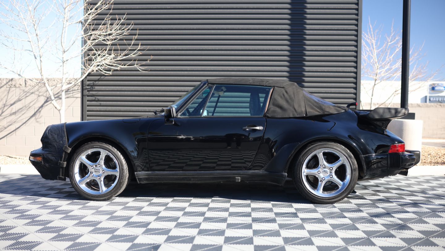 This 1986 911 Carrera Turbo-Look was actually born a Targa