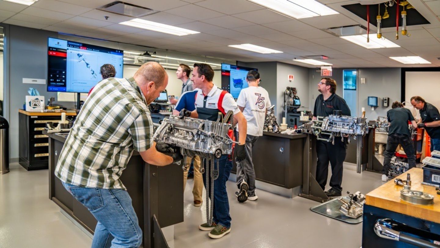 Porsche celebrates 25 years of automotive technical training excellence