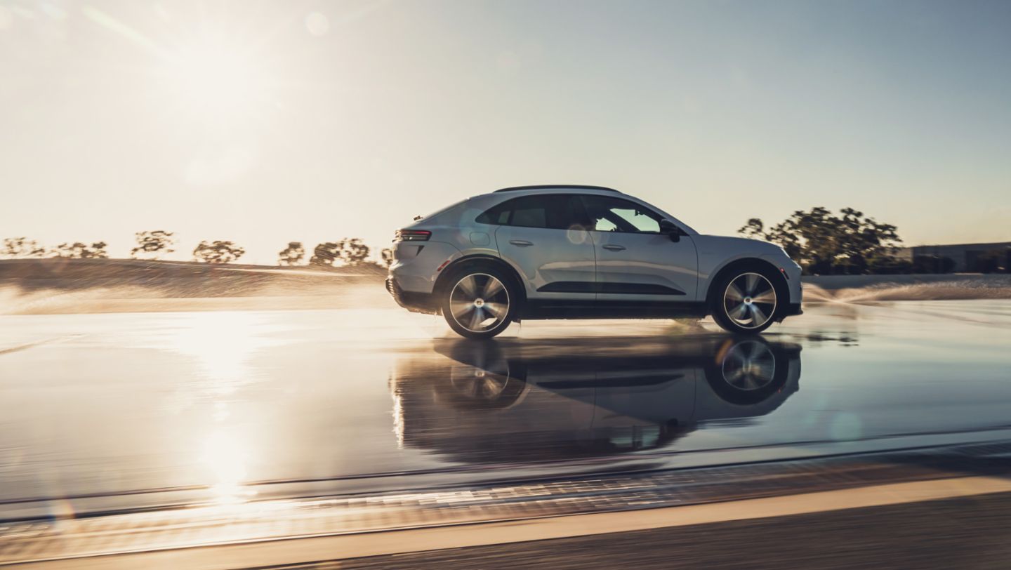 Porsche Experience Centers welcome the new Macan Electric to the track