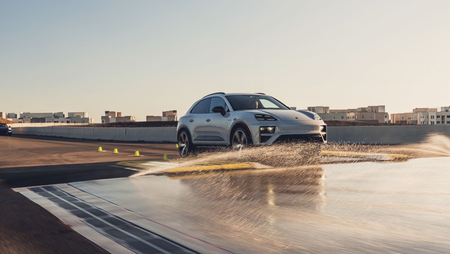 Porsche Experience Centers welcome the new Macan Electric to the track