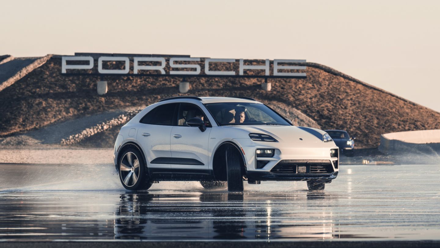Porsche Experience Centers welcome the new Macan Electric to the track