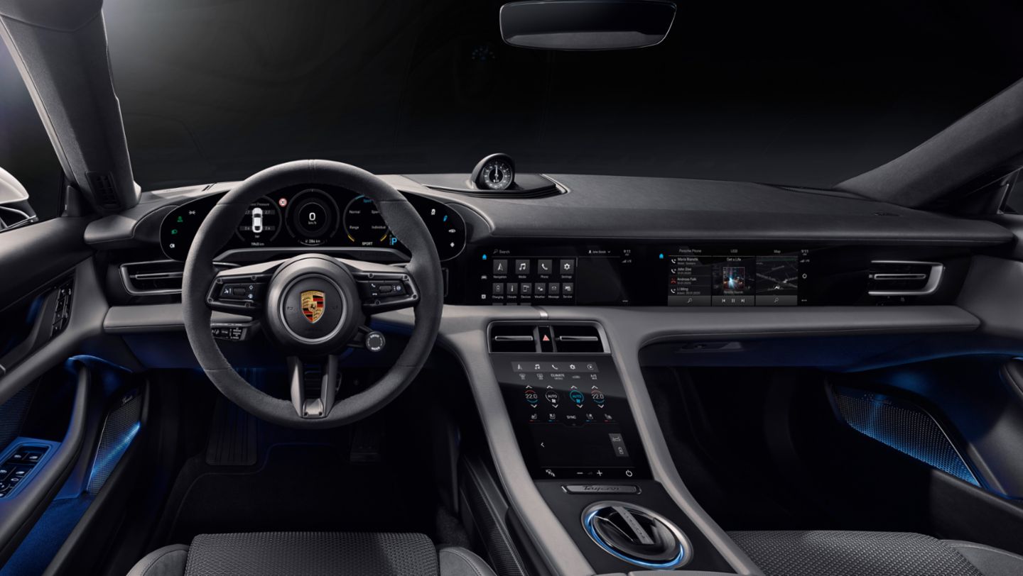 Taycan, interior, 2019, Porsche AG