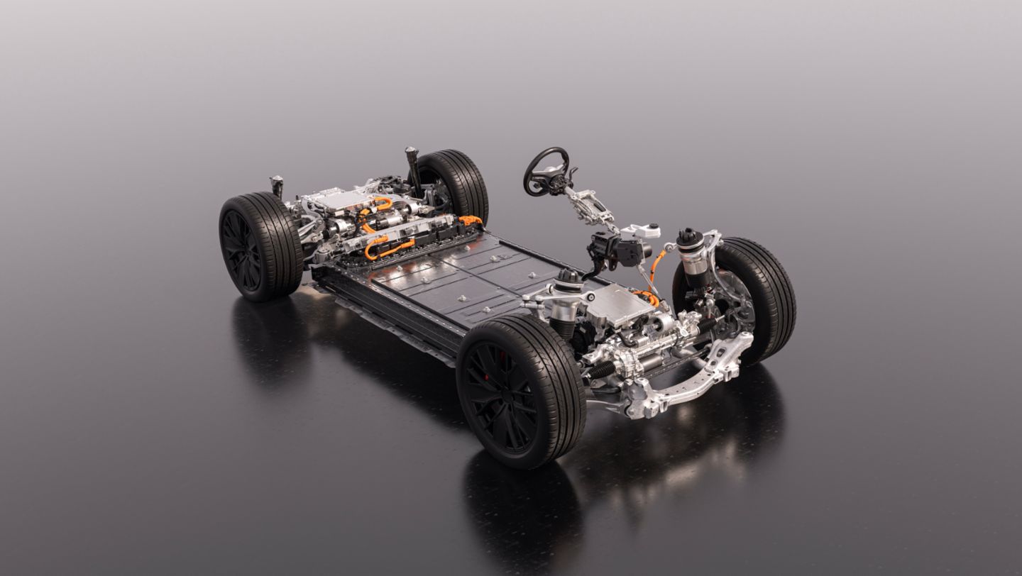 Plataforma Eléctrica Premium (PPE), motores eléctricos, 2022, Porsche AG