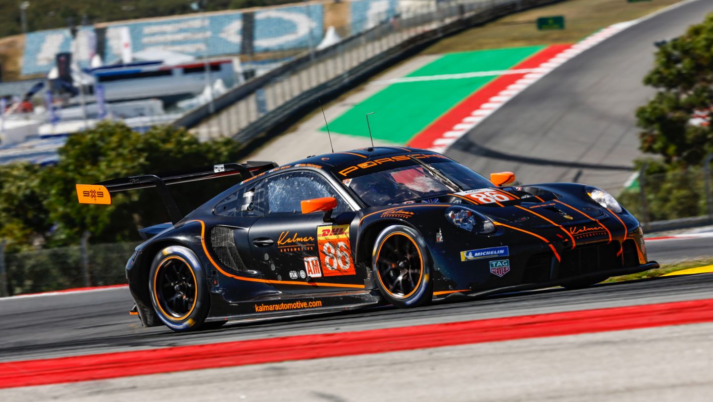 Porsche 911 RSR, GR Racing (#86), Michael Wainwright (UK), Ben Barker (UK), Riccardo Pera (I), 2023, Porsche AG