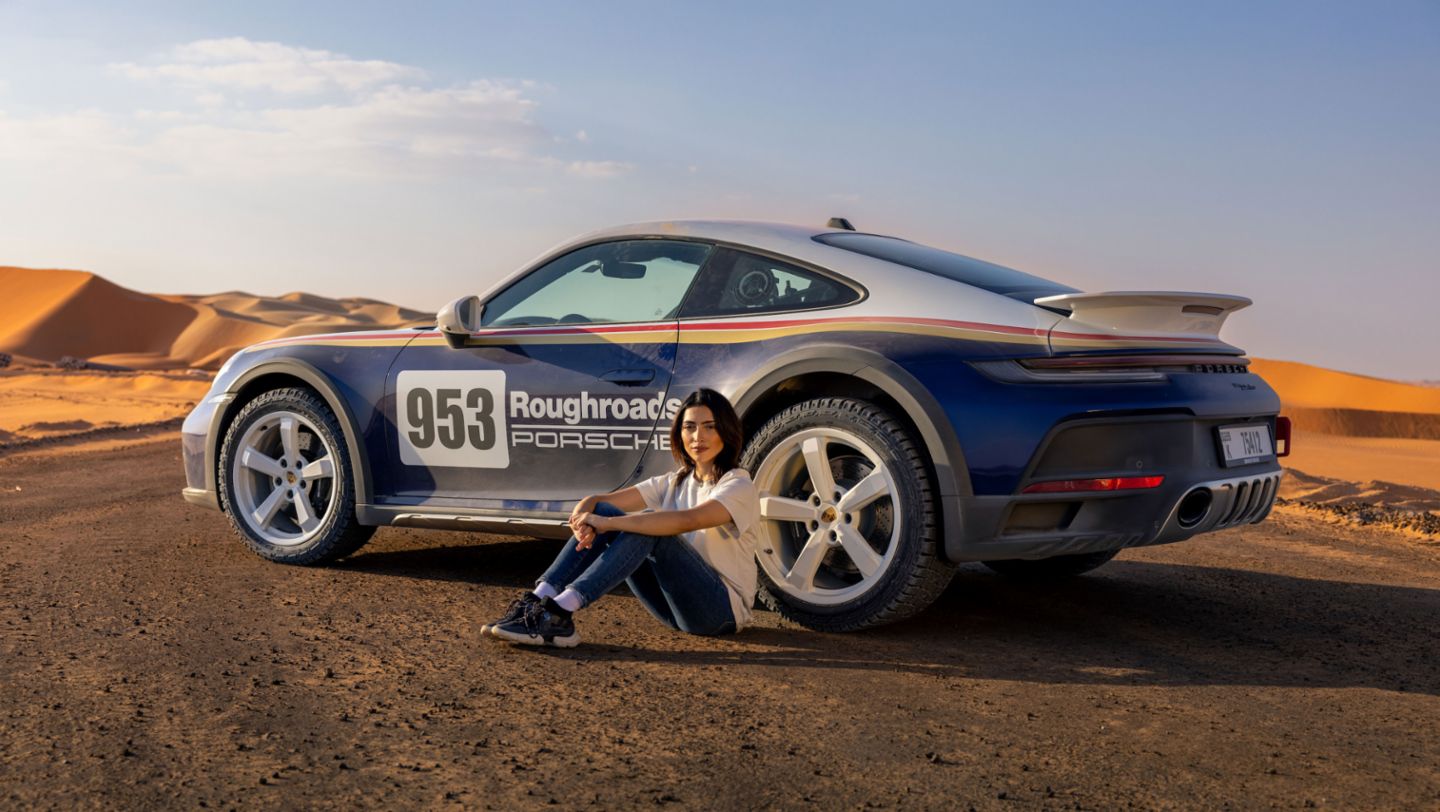 Amna Al Qubaisi, Porsche 911 Dakar, 2024, Porsche AG