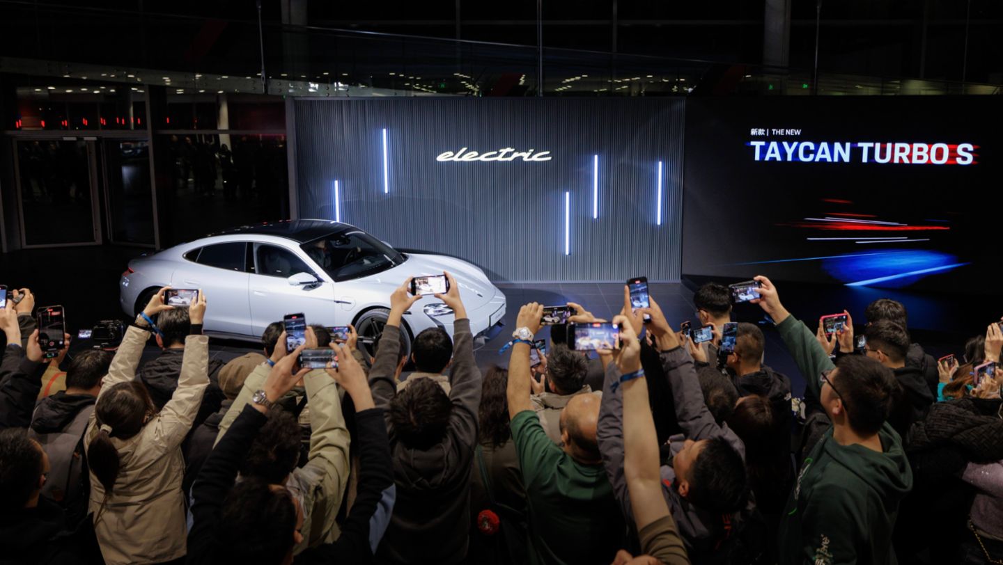 Taycan Turbo S, Shanghai, China, 2024, Porsche AG